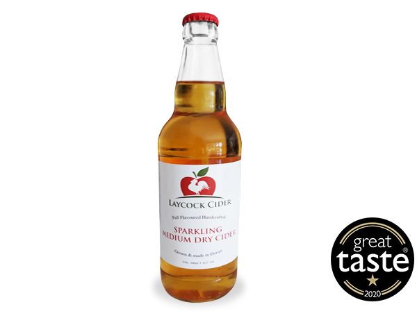 Laycock Sparkling Medium Dry Cider - 500ml Bottle
